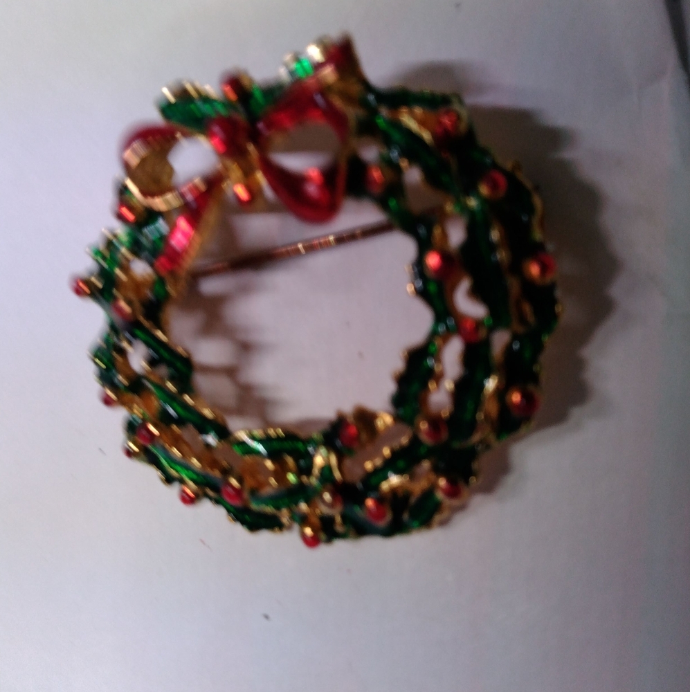 Christmas wreath signed (AAI